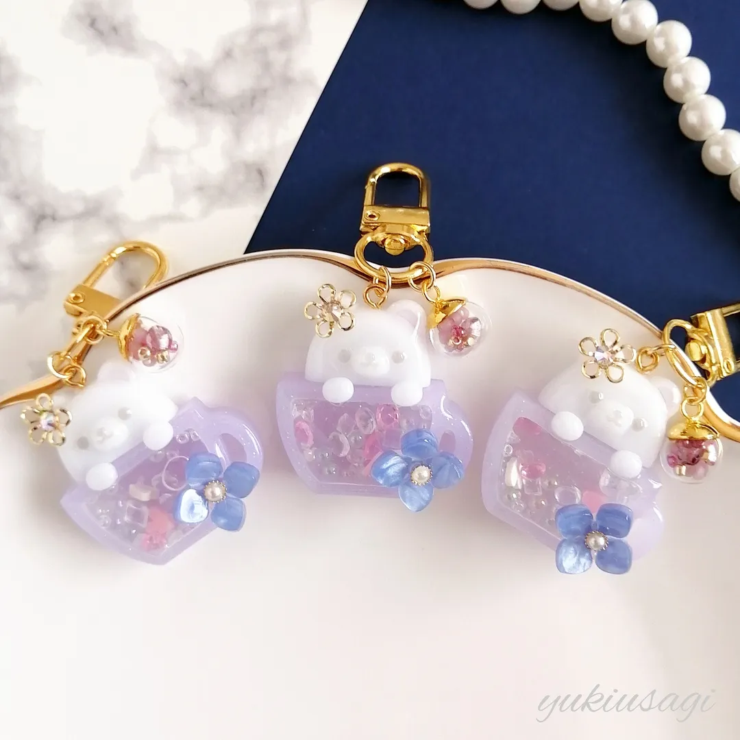 ぷちゆきさんのレジン作品 | 【高粘度】作家のためのレジン ぷっくりレジン 100g