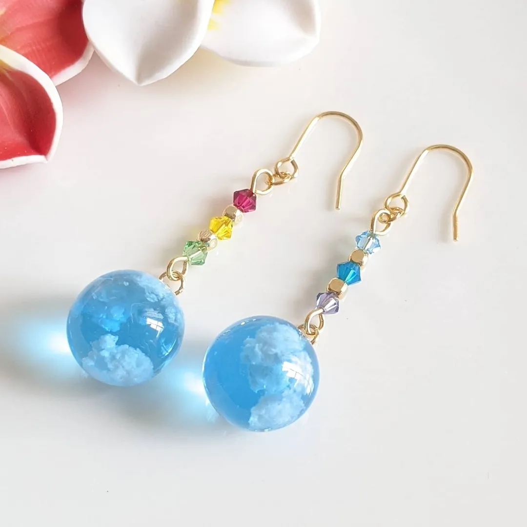 Bellさんのパーツ
アクセサリー作品 | スワロフスキー ブルー系