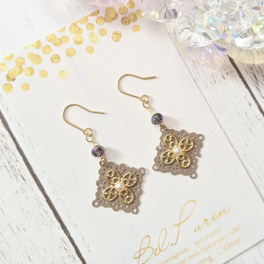 Bellさんのパーツ
アクセサリー作品 | 透かしパーツ