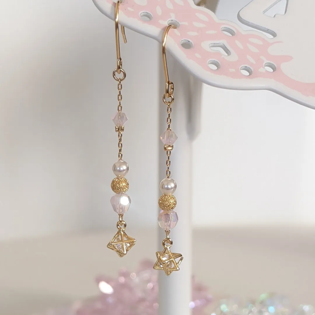 Bellさんのパーツ
アクセサリー作品 | キュービックジルコニア　ソリッドスター