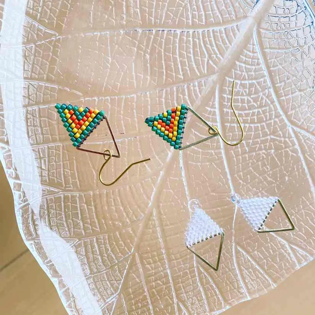 aminboさんのビーズ作品 | ピアス 金具 フックピアス大 | ピアス パーツ ピアスパー...