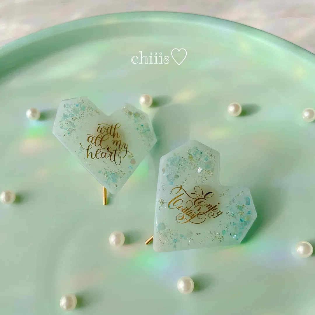 chiiisさんのレジン作品 | 【高粘度】作家のためのレジン ぷっくりレジン 100g