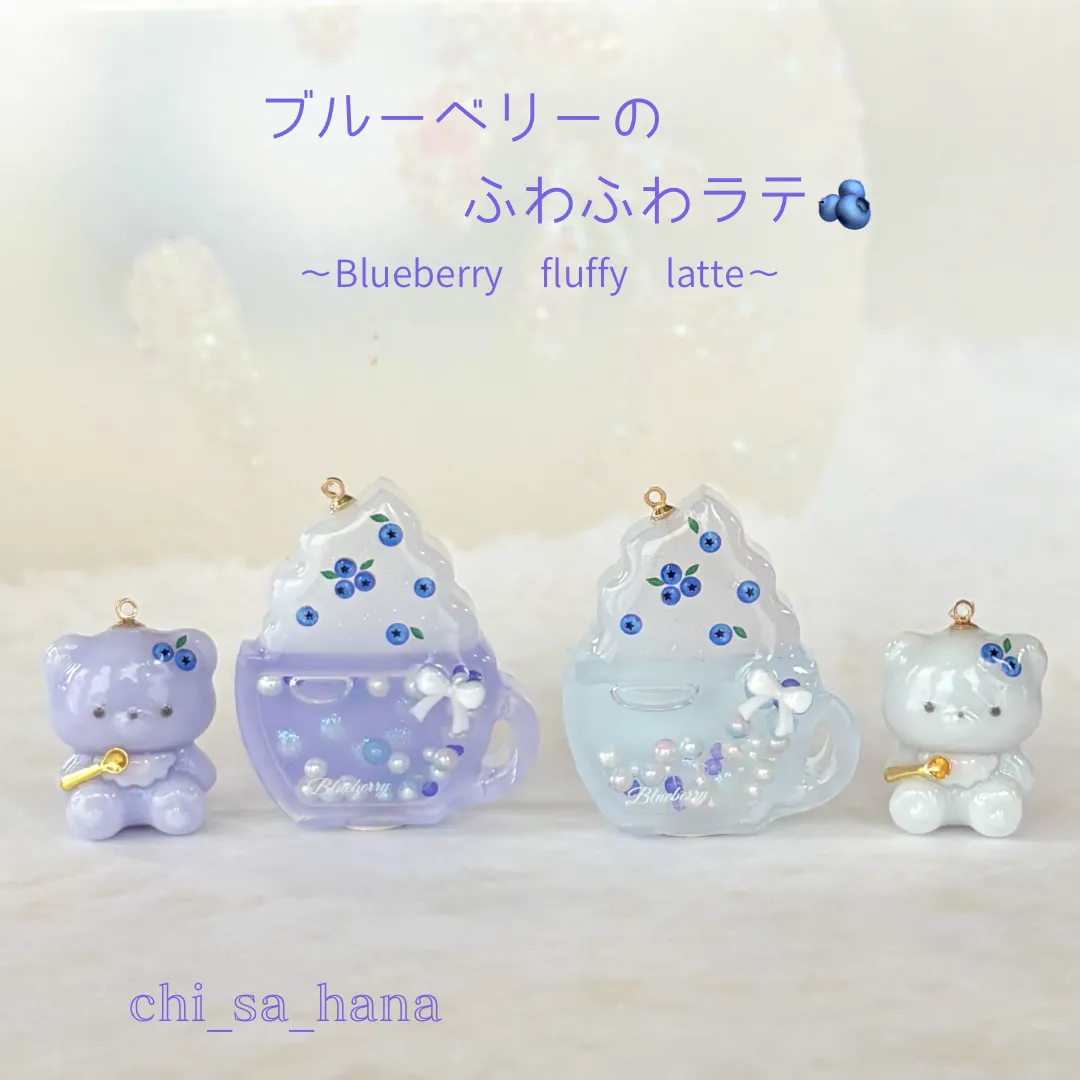 chi_sa_hanaさんのレジン作品 | 【新商品】UV-LED 星の雫コーティングレジン グロス マ...