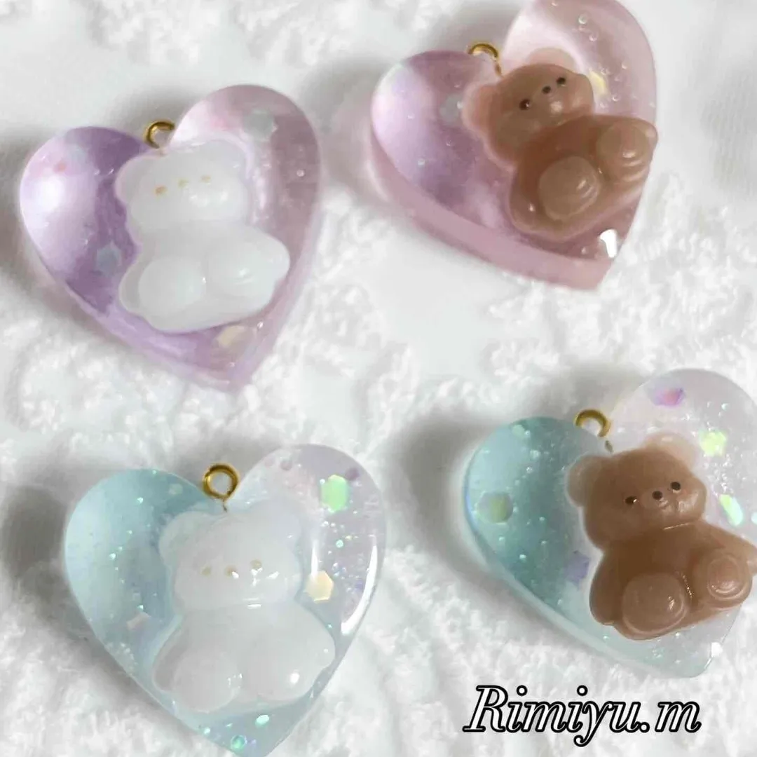 Rimiyu.mさんのレジン作品 | 【高粘度】作家のためのレジン ぷっくりレジン 100g
