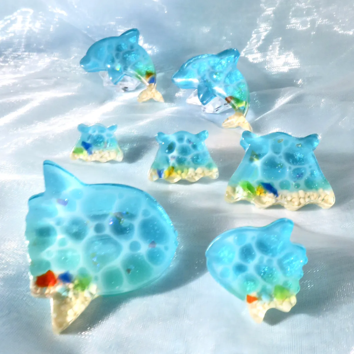 すぴかさんのレジン作品 | 【大容量追加】星の砂 ケース入 約3g/約10g