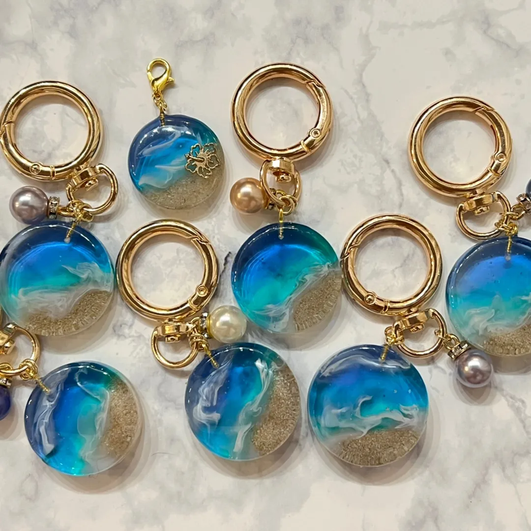 えだまめふじさんのレジン作品 | パジコ レジン用コーティング剤 星の雫【グロス ディップ70...