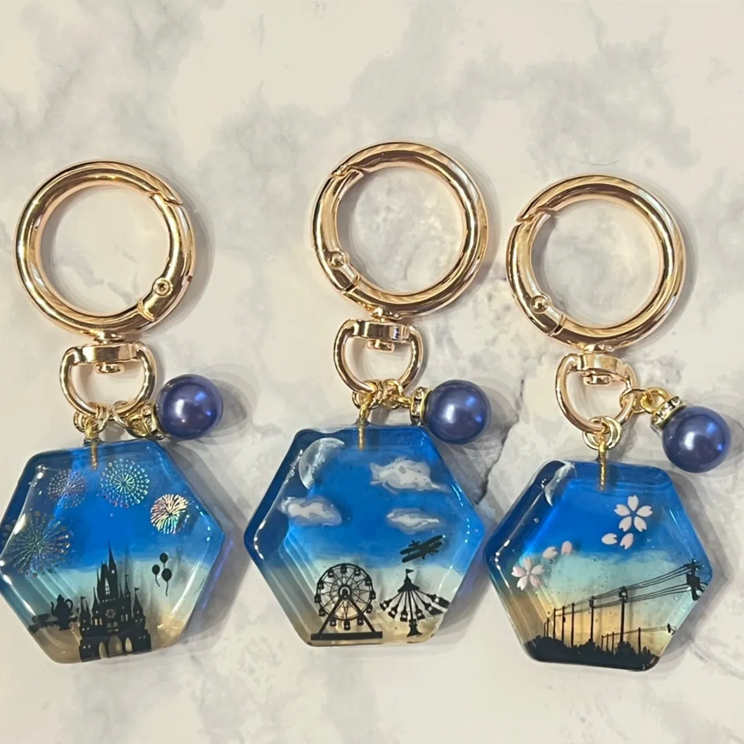 えだまめふじさんのレジン作品 | パジコ レジン用コーティング剤 星の雫【グロス ディップ70...