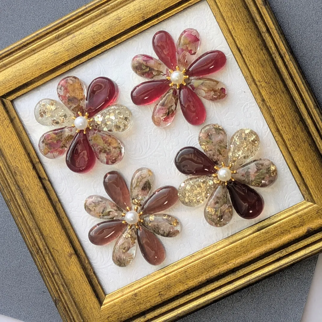 SaNaIさんのレジン作品 | シリコンモールド 楕円 ドロップ プレート 2種