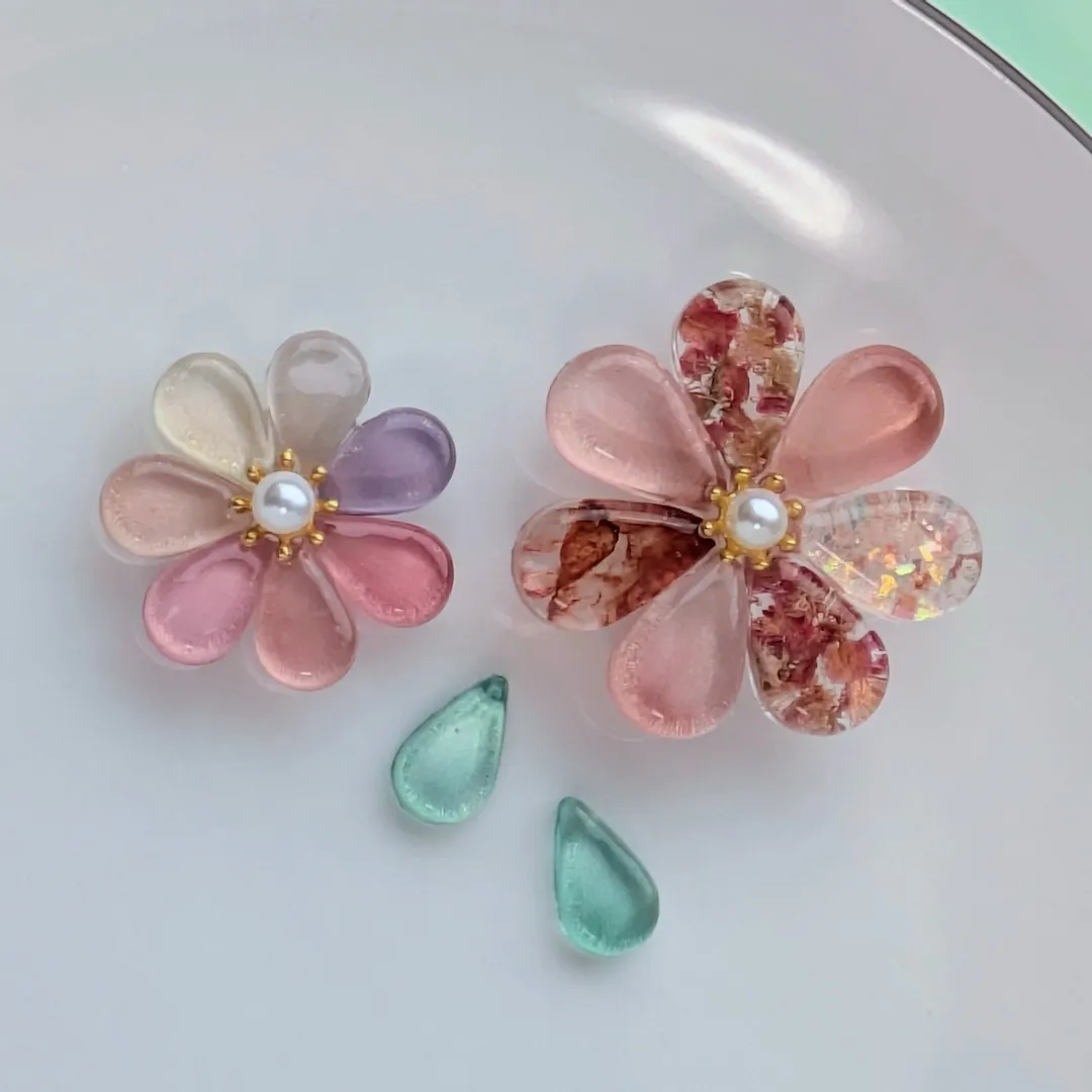 SaNaIさんのレジン作品 | シリコンモールド 楕円 ドロップ プレート 2種