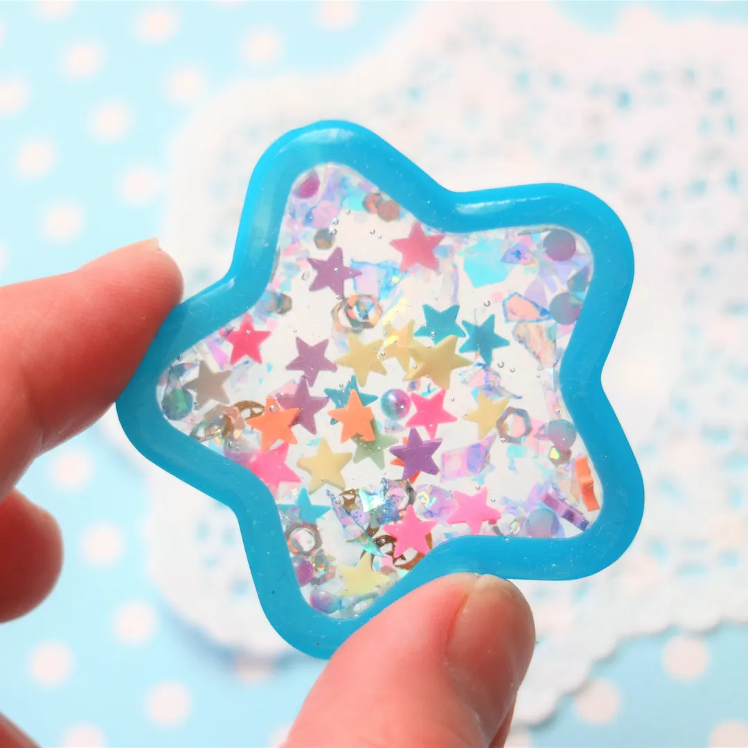 kaho15さんのレジン作品 | パジコ ジュエルラビリンス 星の雫 UV LEDレジン液 ハ...