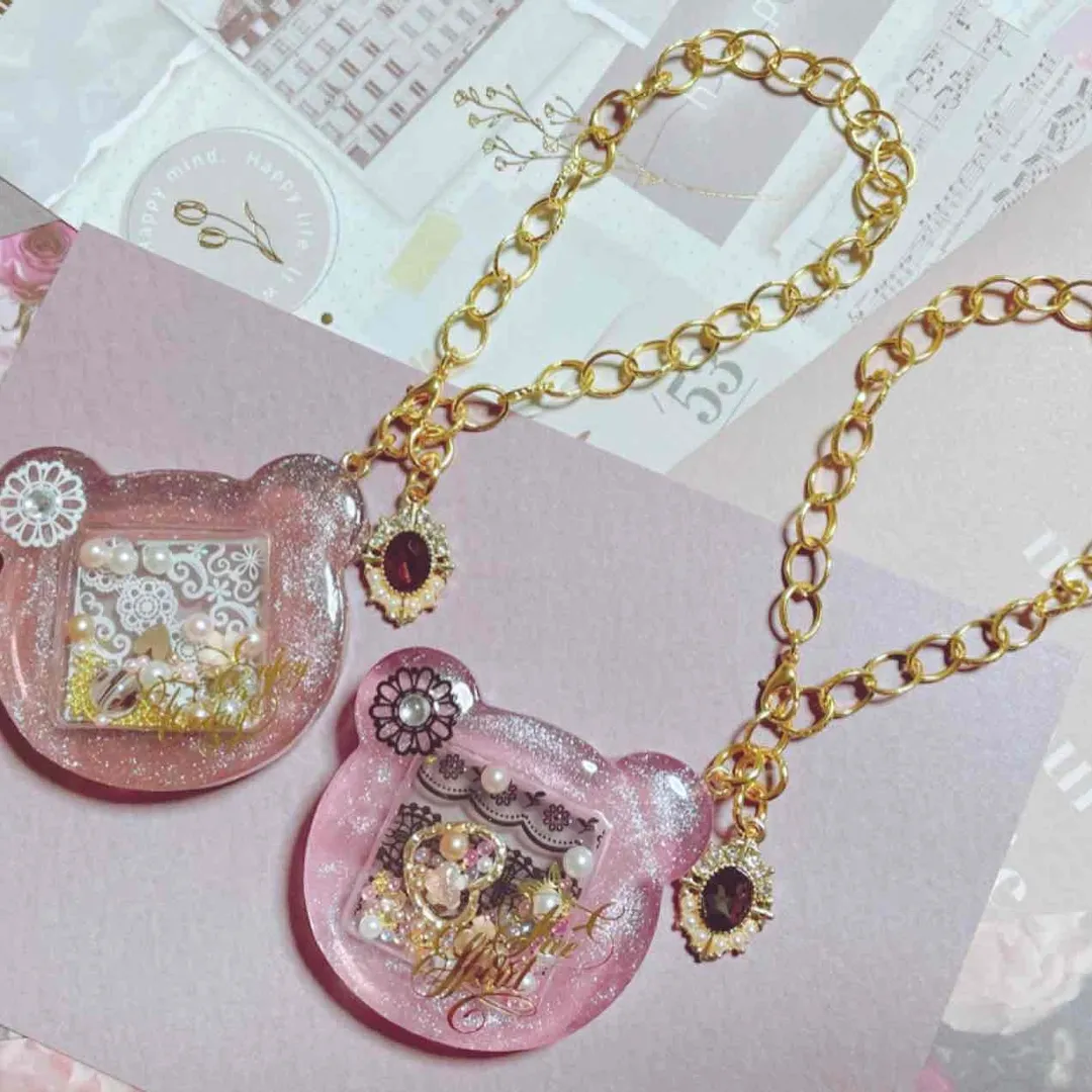 I to Ca＊さんのレジン作品 | 【高粘度】作家のためのレジン ぷっくりレジン 100g