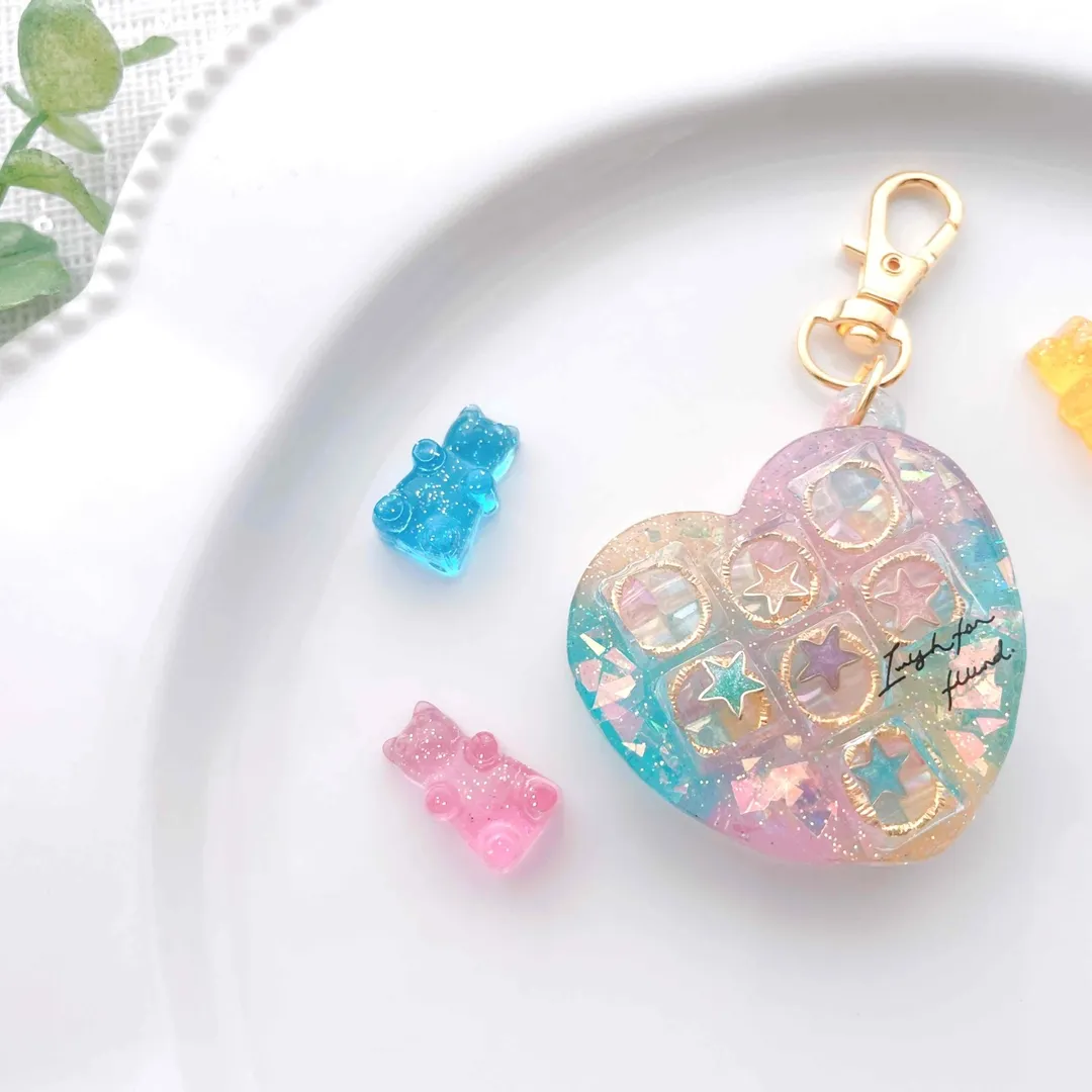 I to Ca＊さんのレジン作品 | 【高粘度】作家のためのレジン ぷっくりレジン 100g