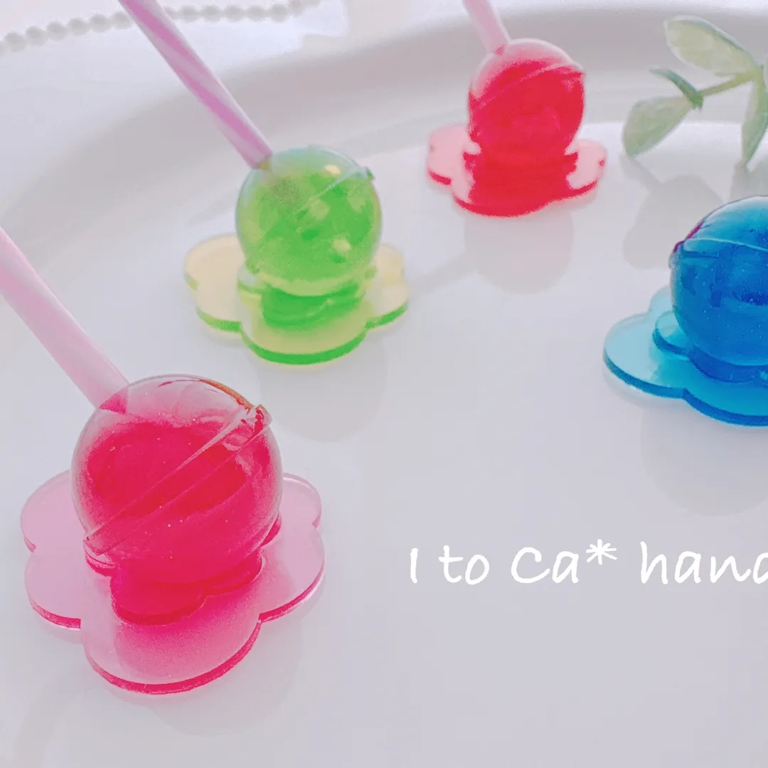 I to Ca＊さんのレジン作品 | ゆっきー監修 作家のためのレジン 「着色剤 濃縮カラーレジン...