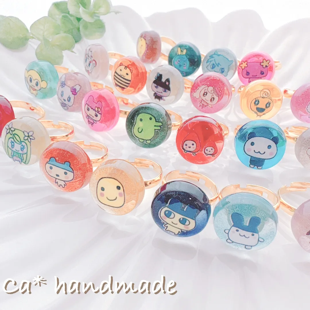 I to Ca＊さんのレジン作品 | 【新商品】UV-LED 星の雫コーティングレジン グロス マ...