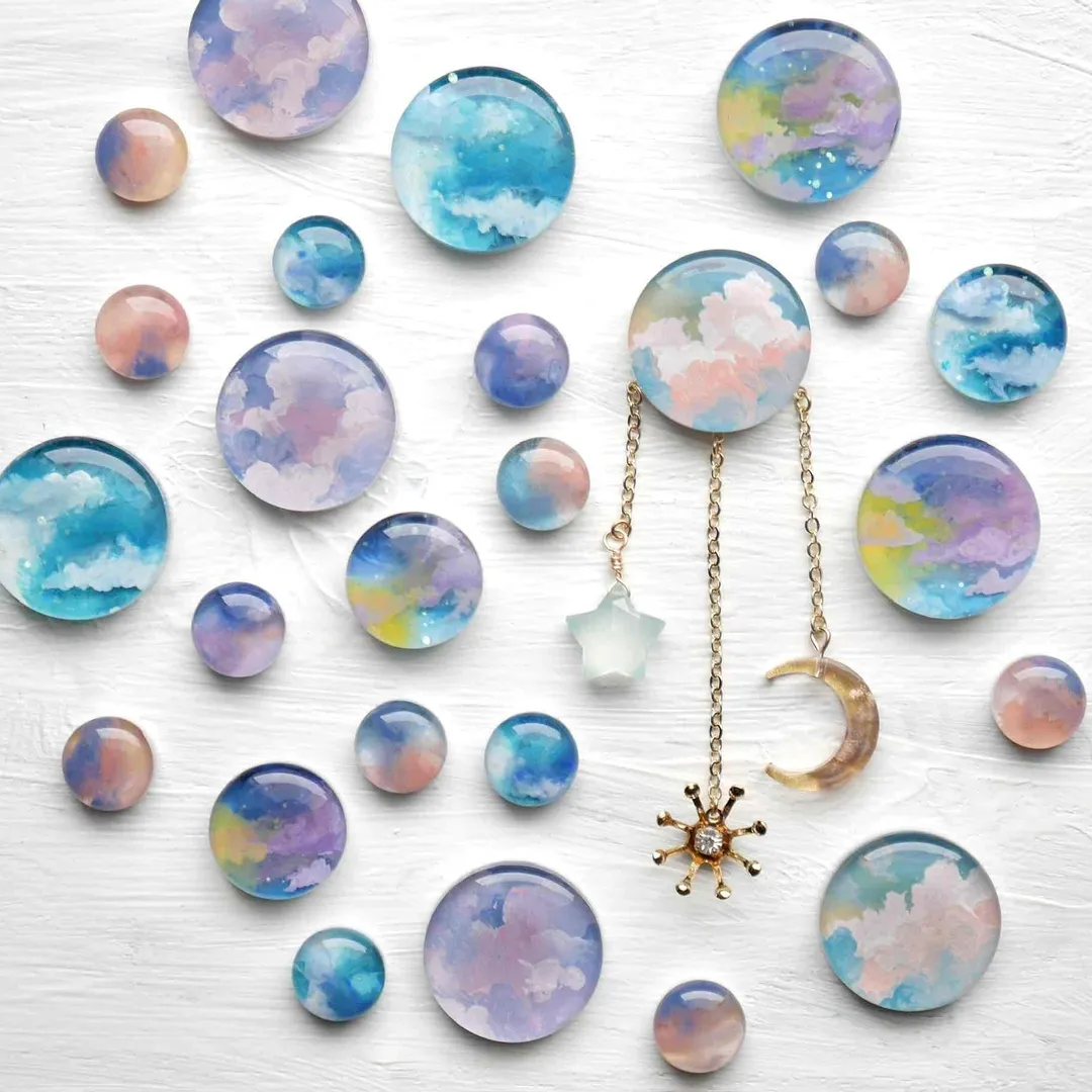 ソラオさんのレジン作品 | レジン液　UV LED レジン 大容量　星の雫 ハード　おま...