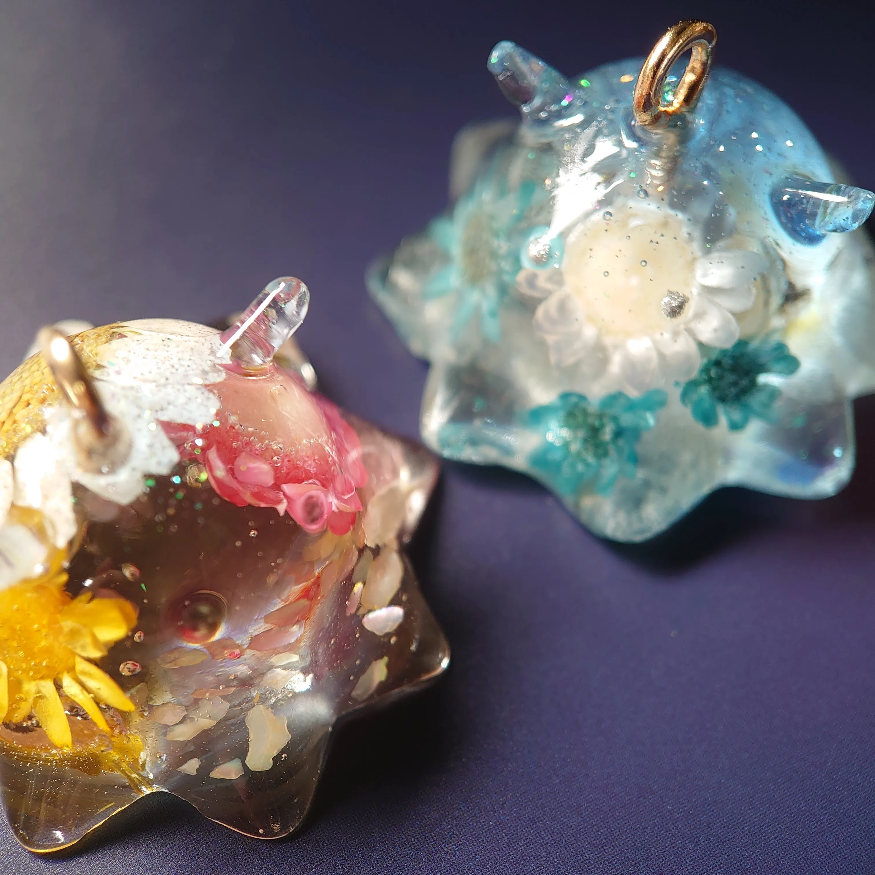 maririn_reve  まりりんさんのレジン作品 | 作家のためのレジン じゃぼんコーティング どぼん液 200m...