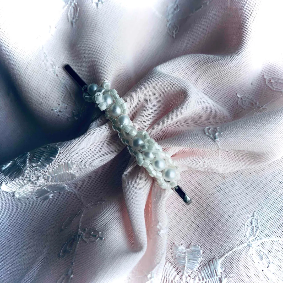 suzuharuさんのビーズ作品 | 25個 台座付きヘアピン 50ミリ(金古美/ゴールド/ニッケ...