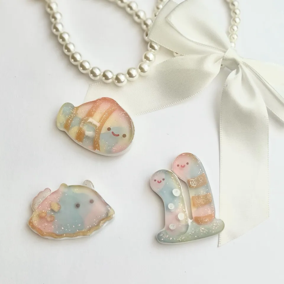 Hinaさんのレジン作品 | 作家のためのレジン じゃぼんコーティング どぼん液 200m...
