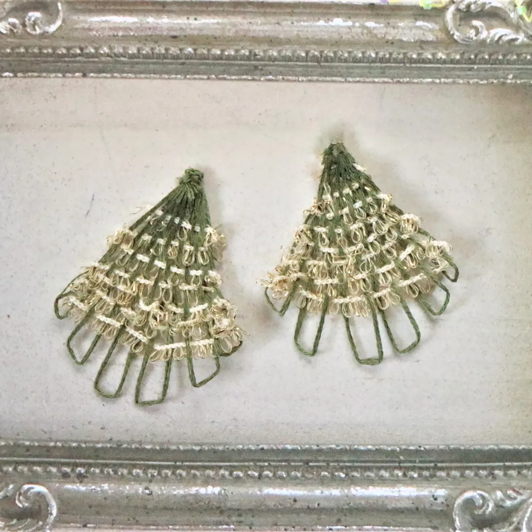 prako03さんの刺しゅう作品 | 15種基礎パーツ 2色 金具 セット アクセサリー パーツ ...