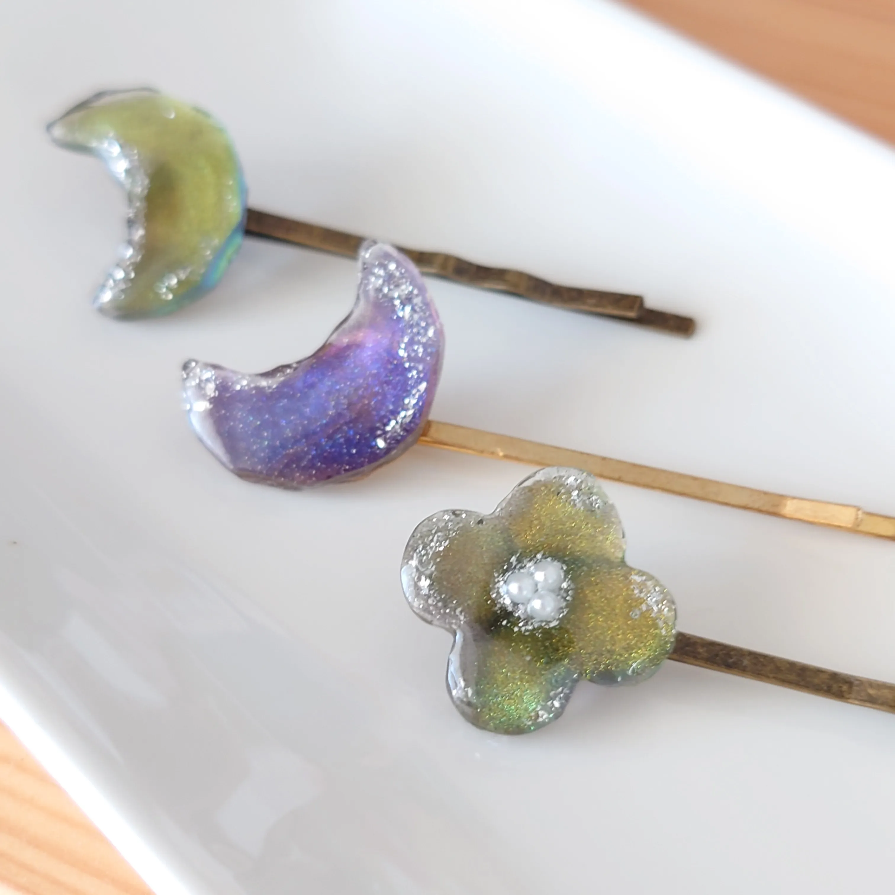aiko_mさんのレジン作品 | シリコン 型 モールド 小さな ペア アゲート MYmama...
