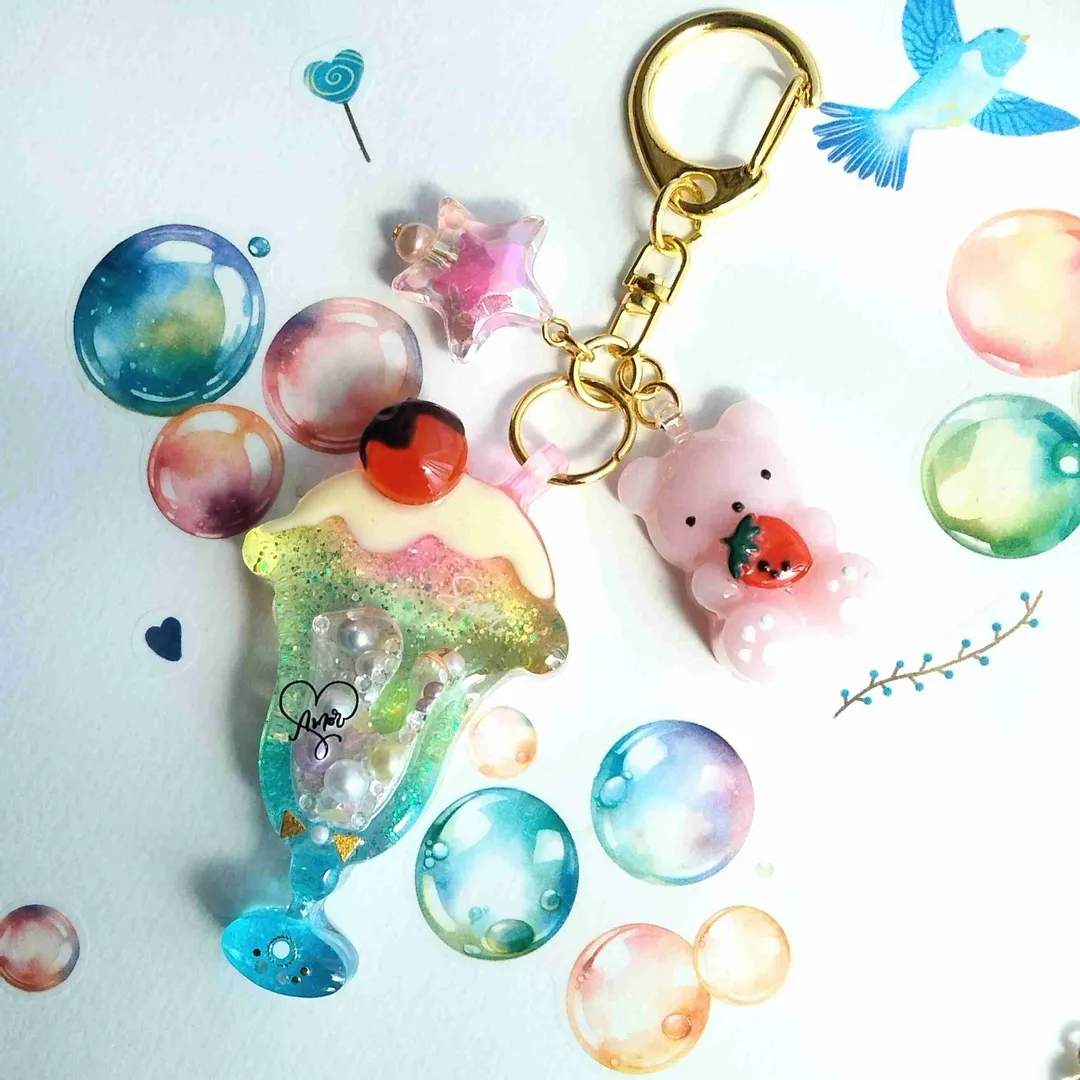 ゆき❄️氷さんのレジン作品 | 高品質 国産 レジン液 作家のためのレジン 100g 200...
