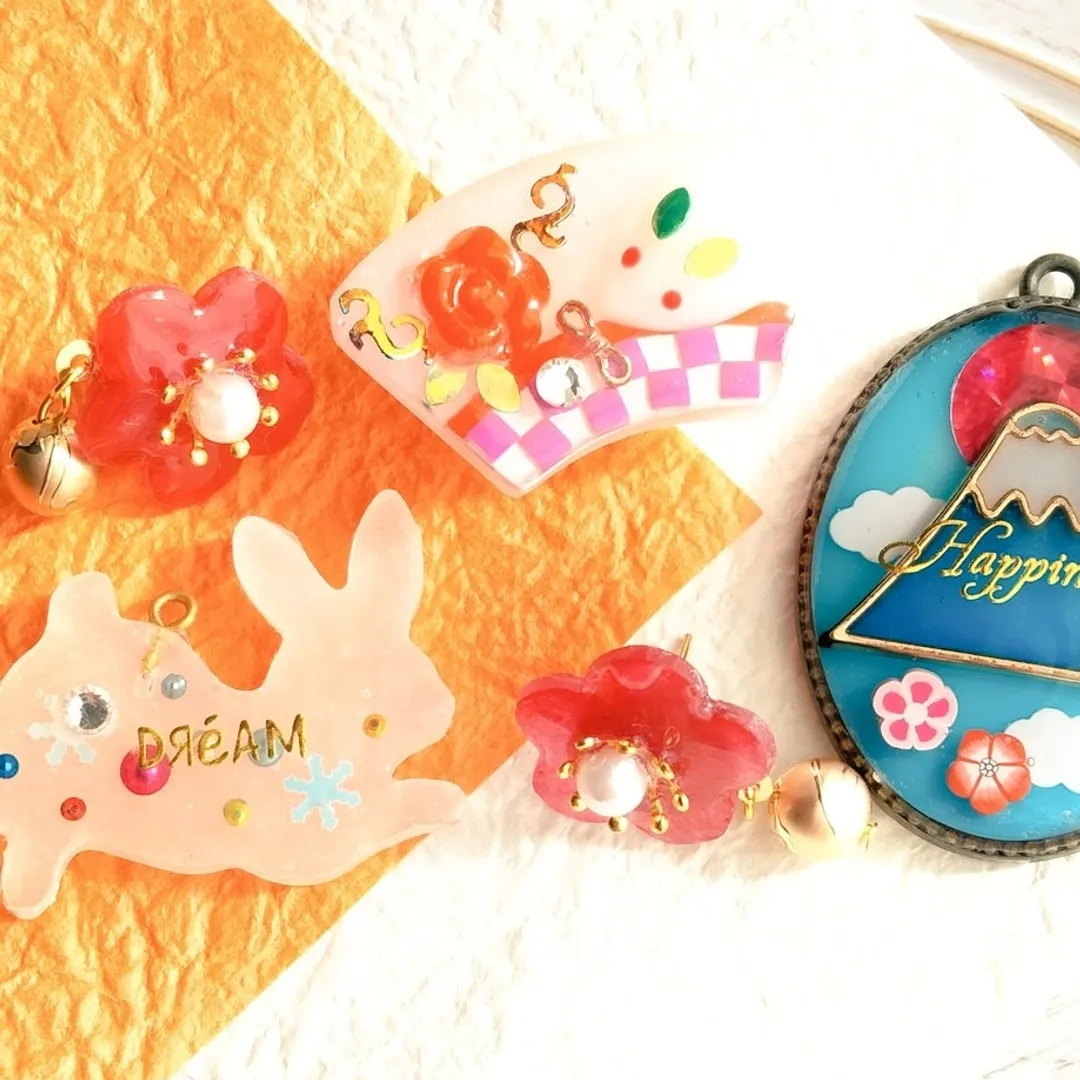 ゆき❄️氷さんのレジン作品 | 高品質 国産 レジン液 作家のためのレジン 100g 200...