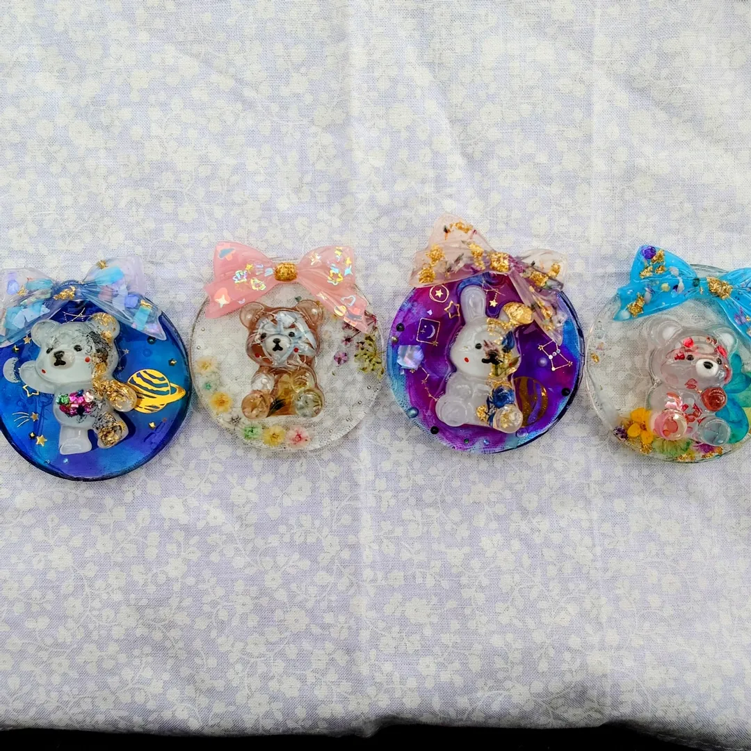 coronさんのレジン作品 | 作家のためのレジン じゃぼんコーティング どぼん液 200m...