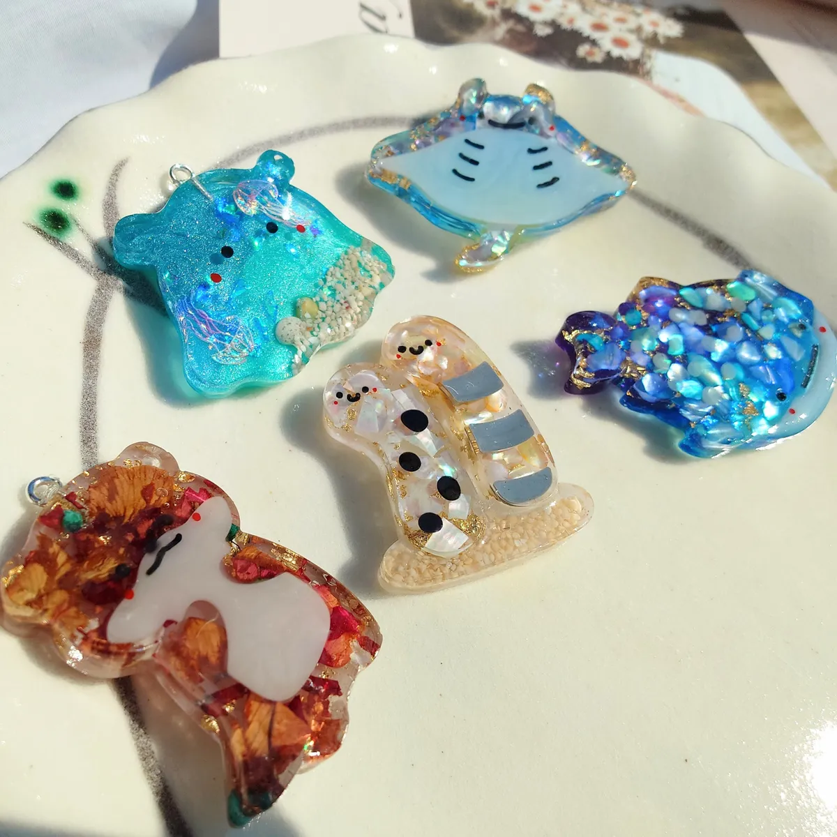 coronさんのレジン作品 | 作家のためのレジン じゃぼんコーティング どぼん液 200m...
