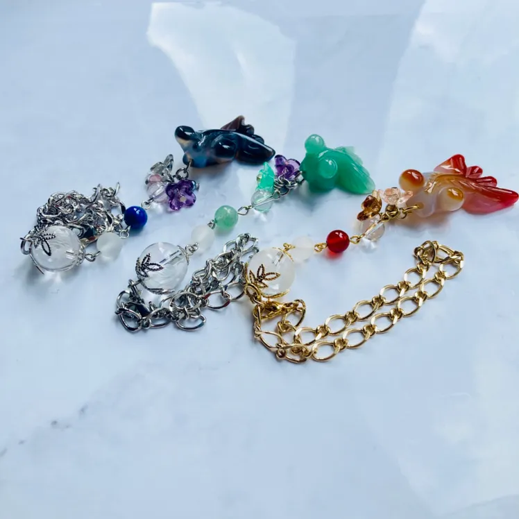 nyantostoneさんのパーツ
アクセサリー作品 | 赤メノウ金魚