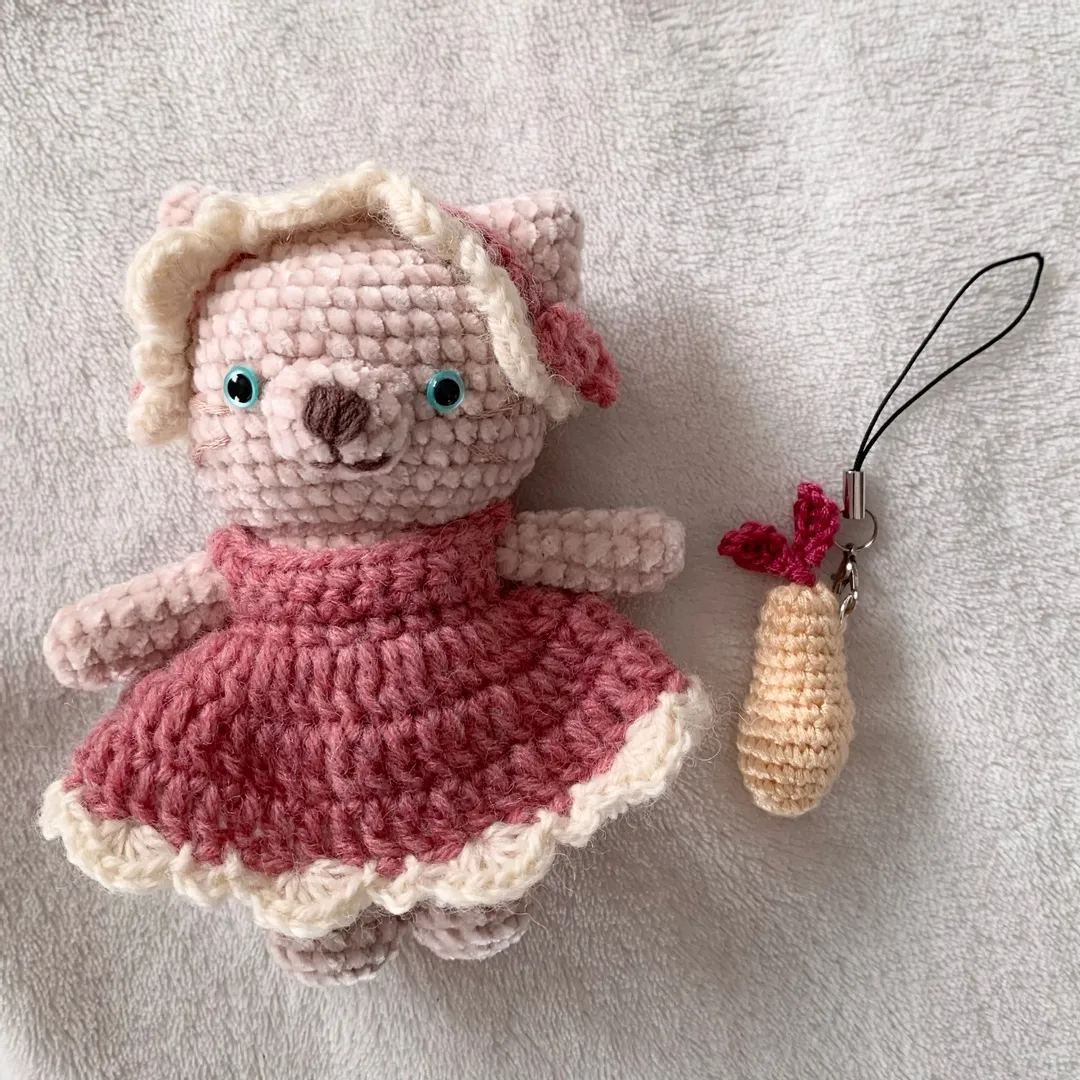 すずねこさんの編み物作品 | 刺繍糸　パステルカラー