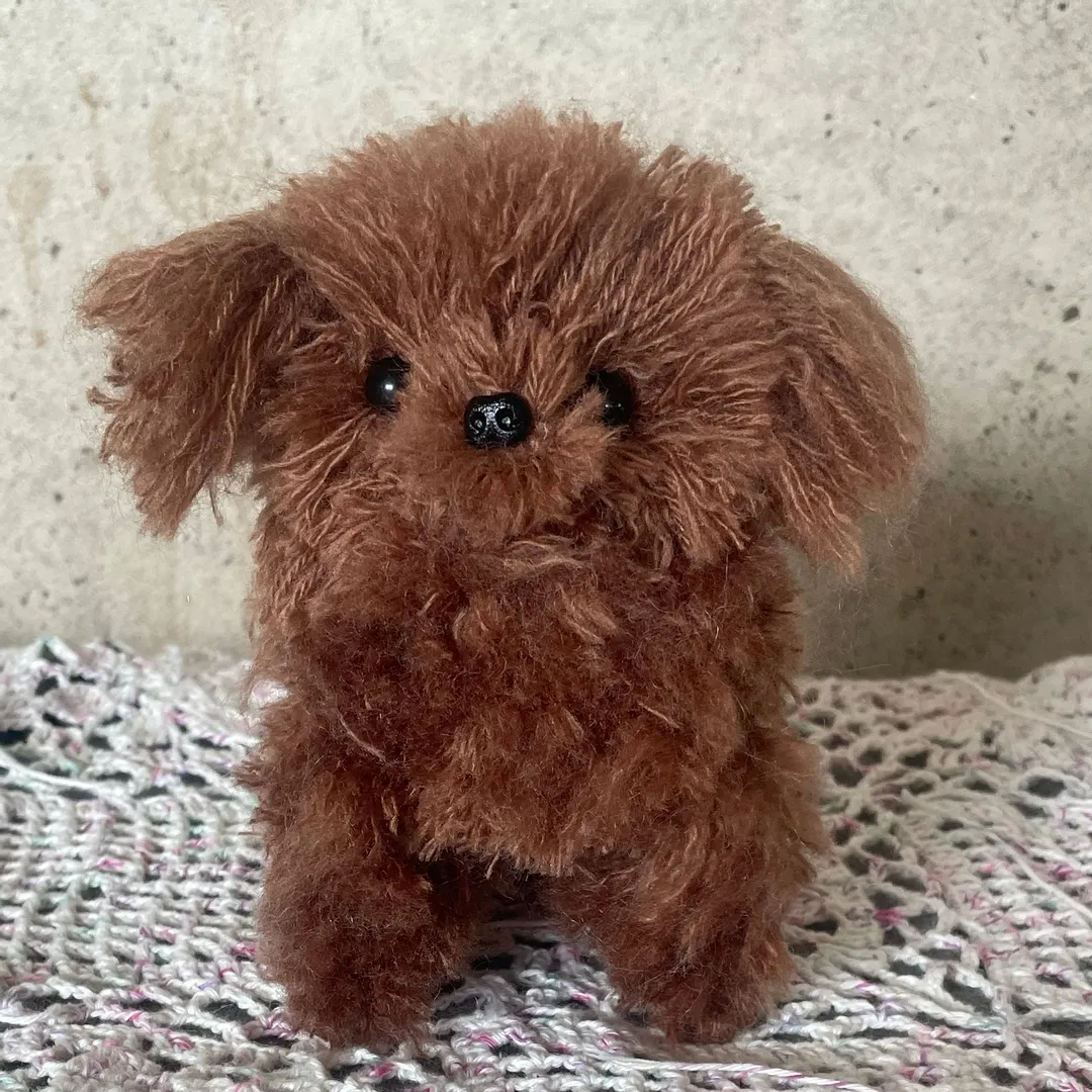 seina1224さんの編み物作品 | 毛糸 アンゴラゴールドで編むトイプードルのあみぐるみ 手編み...