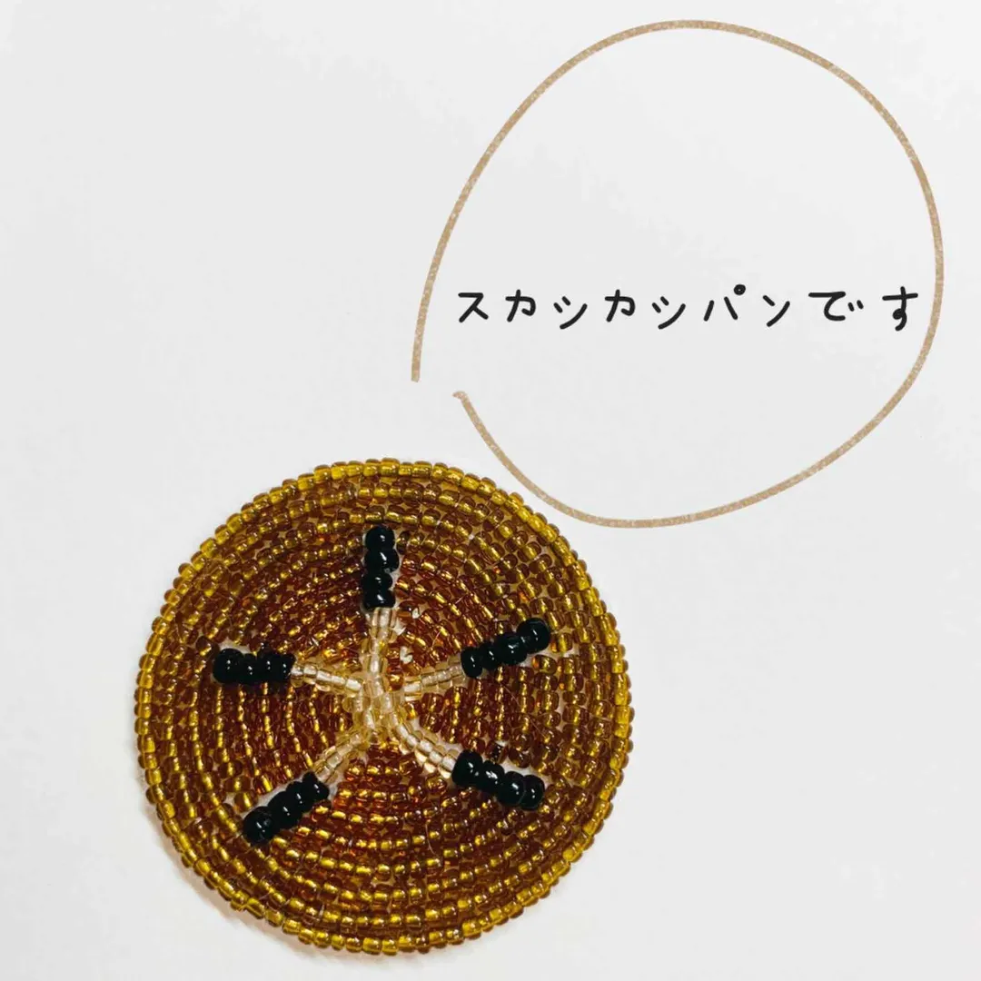 うさうささんのビーズ作品 | ビーズ 金具 ブローチピン カブセ 10個入り ゴールド・シ...