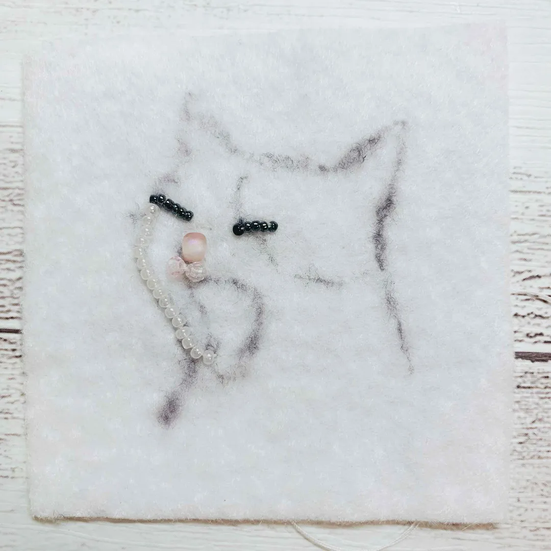 うさうささんのビーズ作品 | キングスパン (ポリエステルミシン糸) フジックス 60番手...