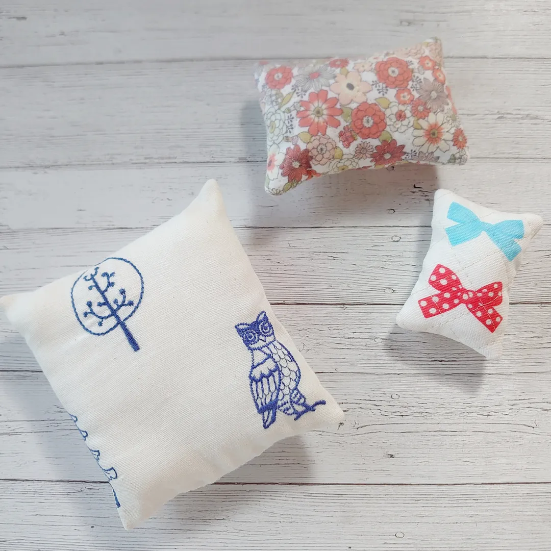 ぴよりんさんのソーイング作品 | コッカ北欧調フクロウ刺繍のダブルガーゼ