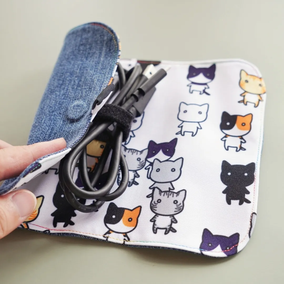 ぴよりんさんのソーイング作品 | 【HappyFabric】いろいろ猫　撥水トロマット　1m