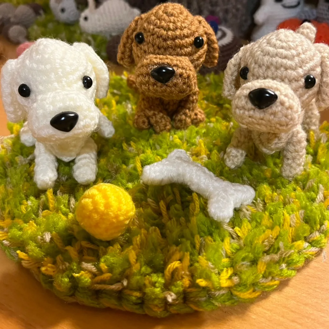 あみびぐるさんの編み物作品 | 『ハマナカ』 ピッコロ 毛糸 手編み糸 あみぐるみ 小物 ア...