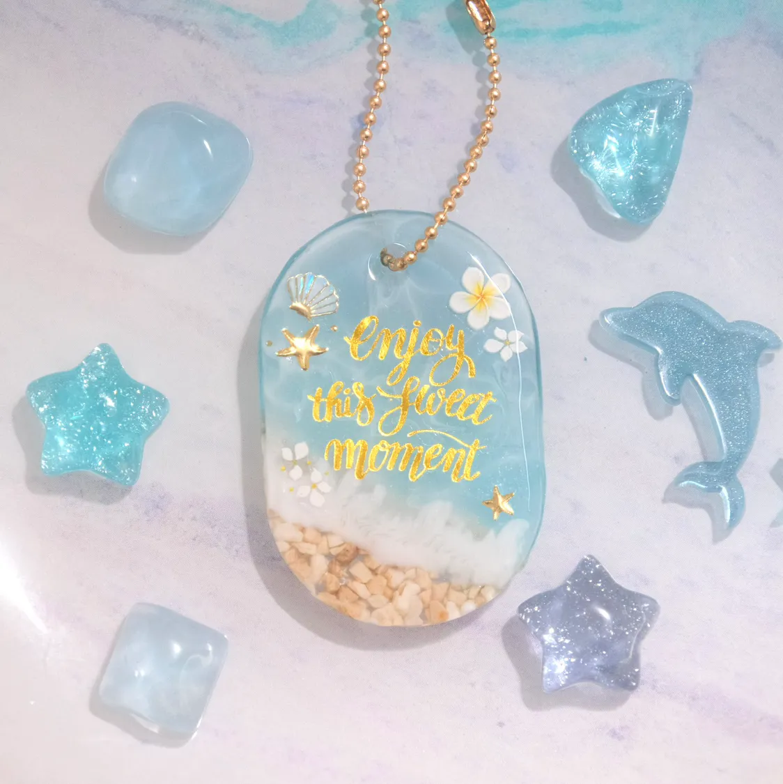 shimari_craftさんのレジン作品 | 作家のためのレジン しろくまななみん 限定コラボパッケージ ...