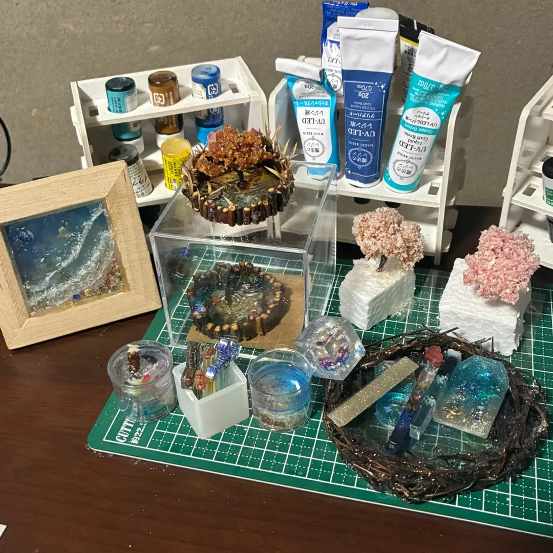 おネギさんさんのレジン作品 | UVレジン　コーティング