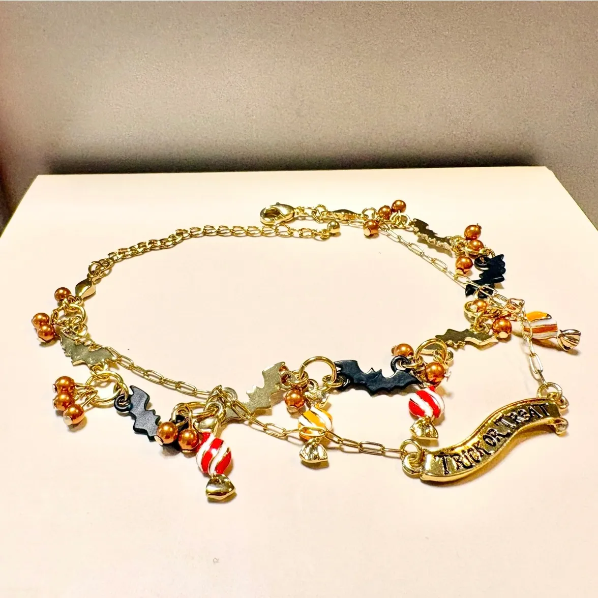 ににこさんのパーツ
アクセサリー作品 | チャーム コウモリ 2カン　ゴールド