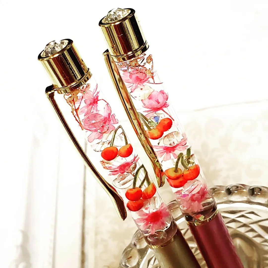 penchanさんのハーバリウム作品 | ハーバリウムボールペン 中栓改良タイプ 10本セット 替え芯...