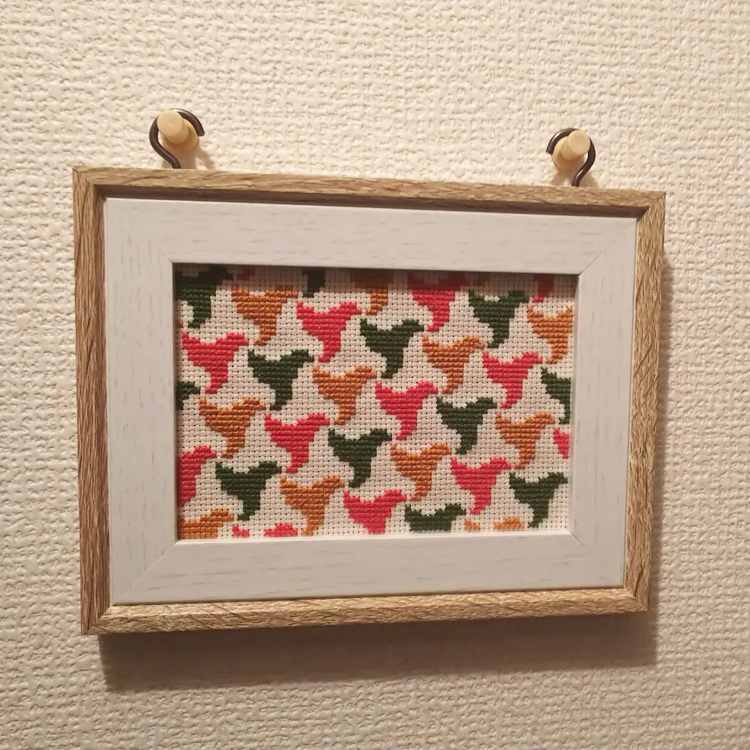 *花ボス*さんの刺しゅう作品 | ★お買得品★【DMC】刺繍布カットクロス アイーダ14カウン...