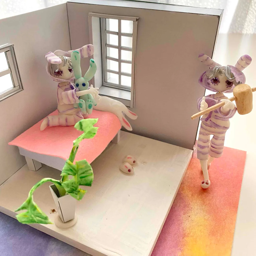 ぷれみさんの粘土作品 | 樹脂粘土 ホワイト 30g