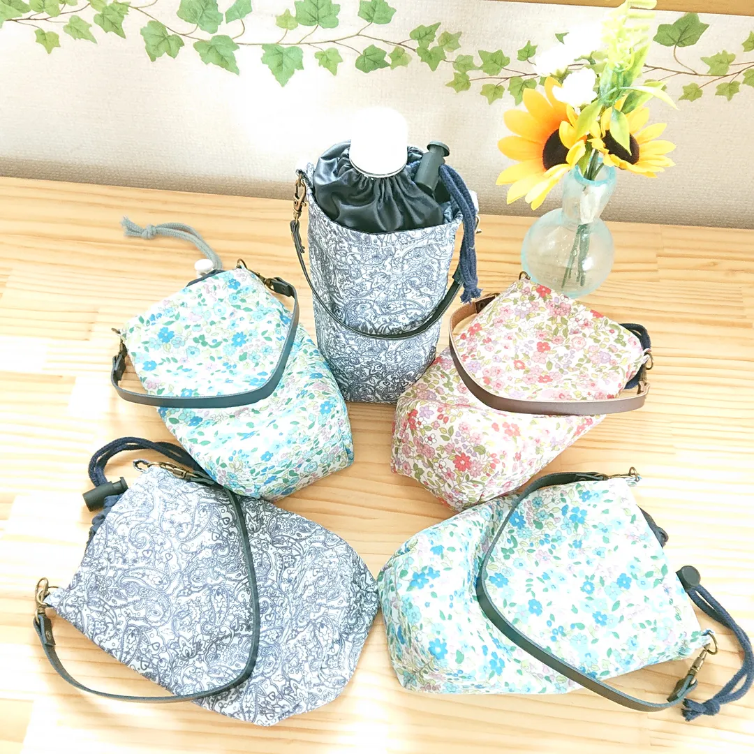 ふらわーさんのソーイング作品 | 生地 プチフルール 撥水加工 ナイロンオックス SG142 ...