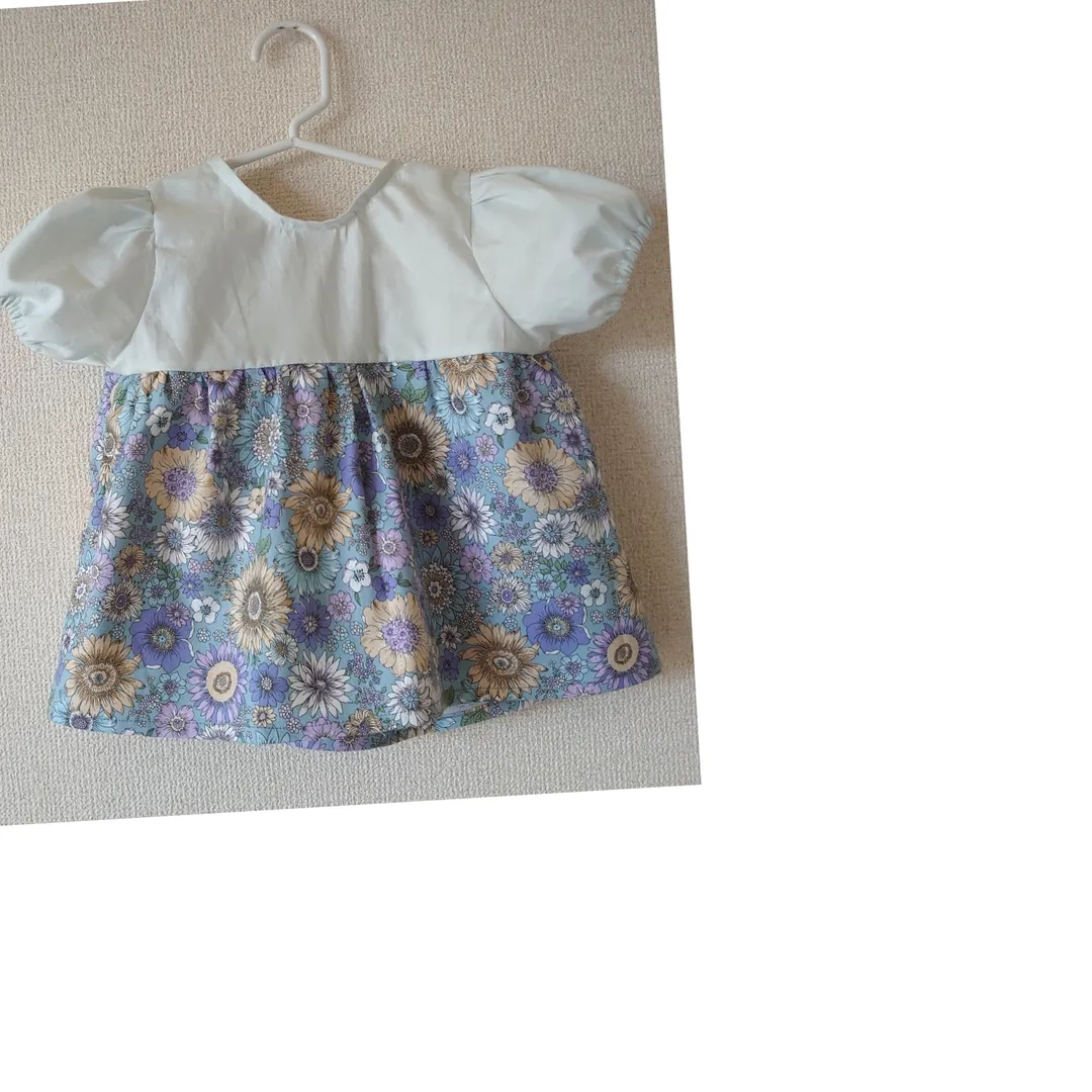 xxxmeguxxx13さんのソーイング作品 | くすみカラーのシーチングプリント「ブルーミングフラワー」