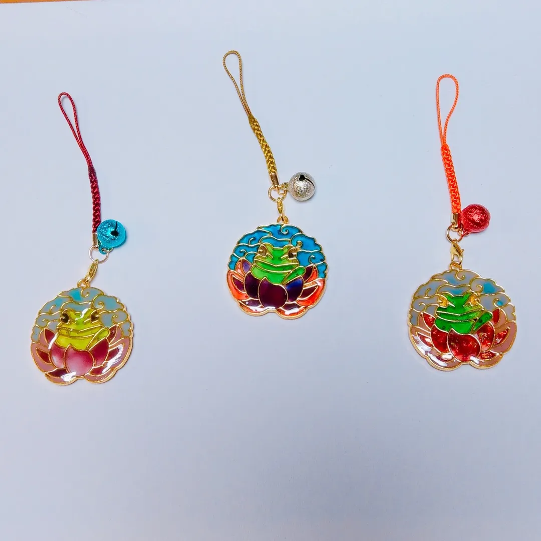 citorin11さんのレジン作品 | 【10個】レジン枠 空枠 和風 蓮蛙 カエル かえる 蓮の花...