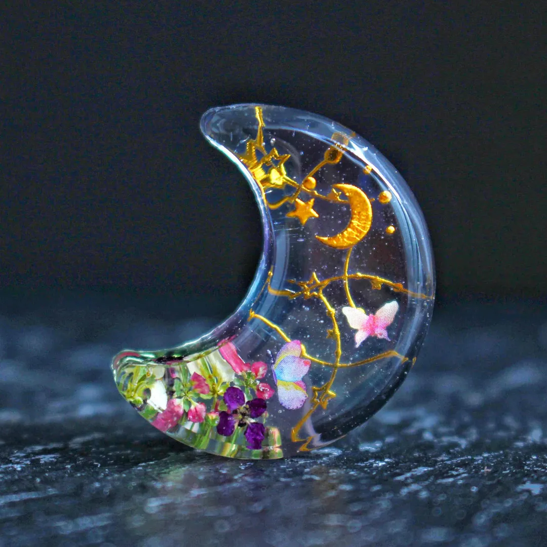 絵里奈さんのレジン作品 | レジン着色剤 5色セット 宝石の雫 クリアカラー《霞 - K...