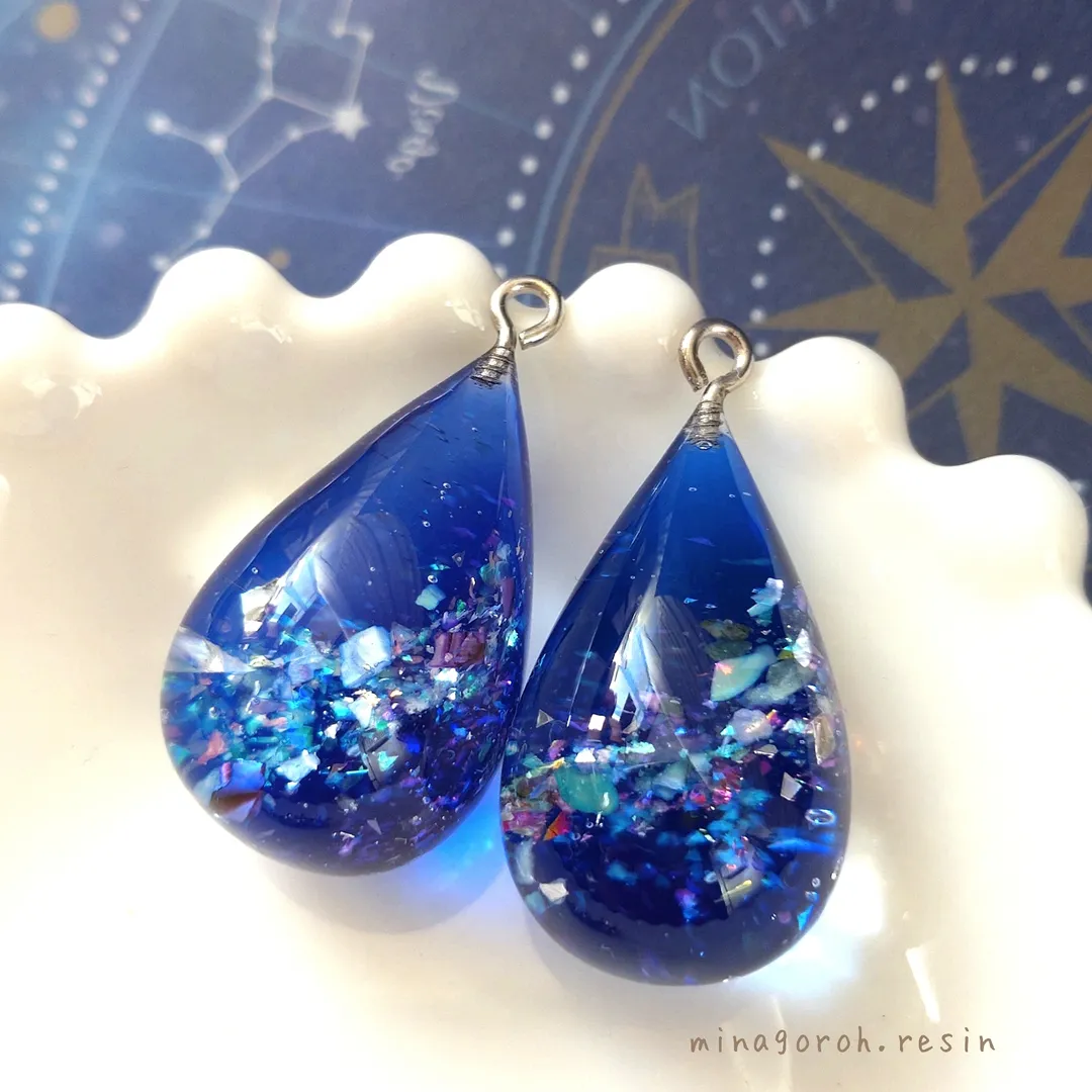 みなごろう♪さんのレジン作品 | 宝石の雫 レジン用着色剤 12色セット パジコ