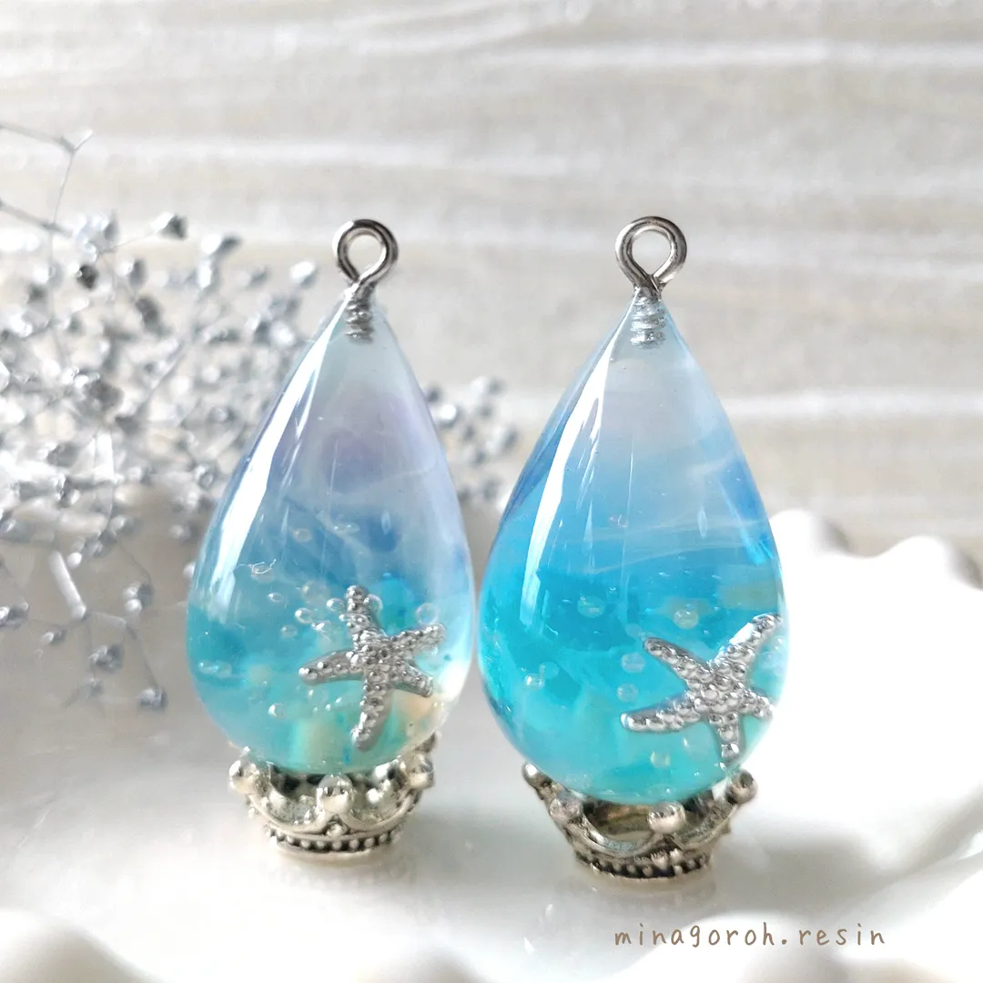 みなごろう♪さんのレジン作品 | 星の砂 星砂 【大容量版】30g レジン 封入 材料 アクセ...