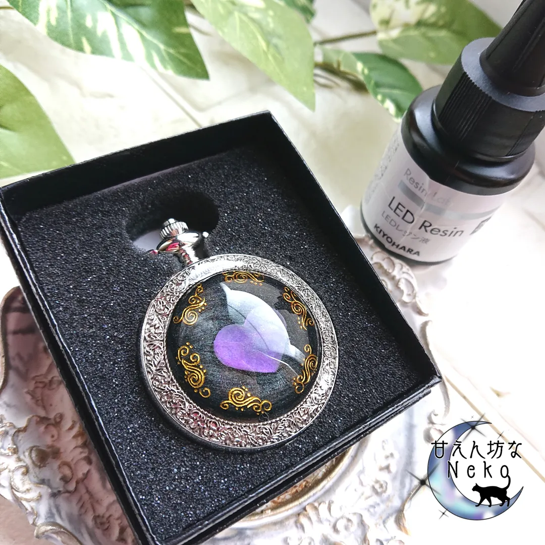 甘えん坊なnekoさんのレジン作品 | 清原 LED レジン液 25g 1本 1個 KIYOHARA...