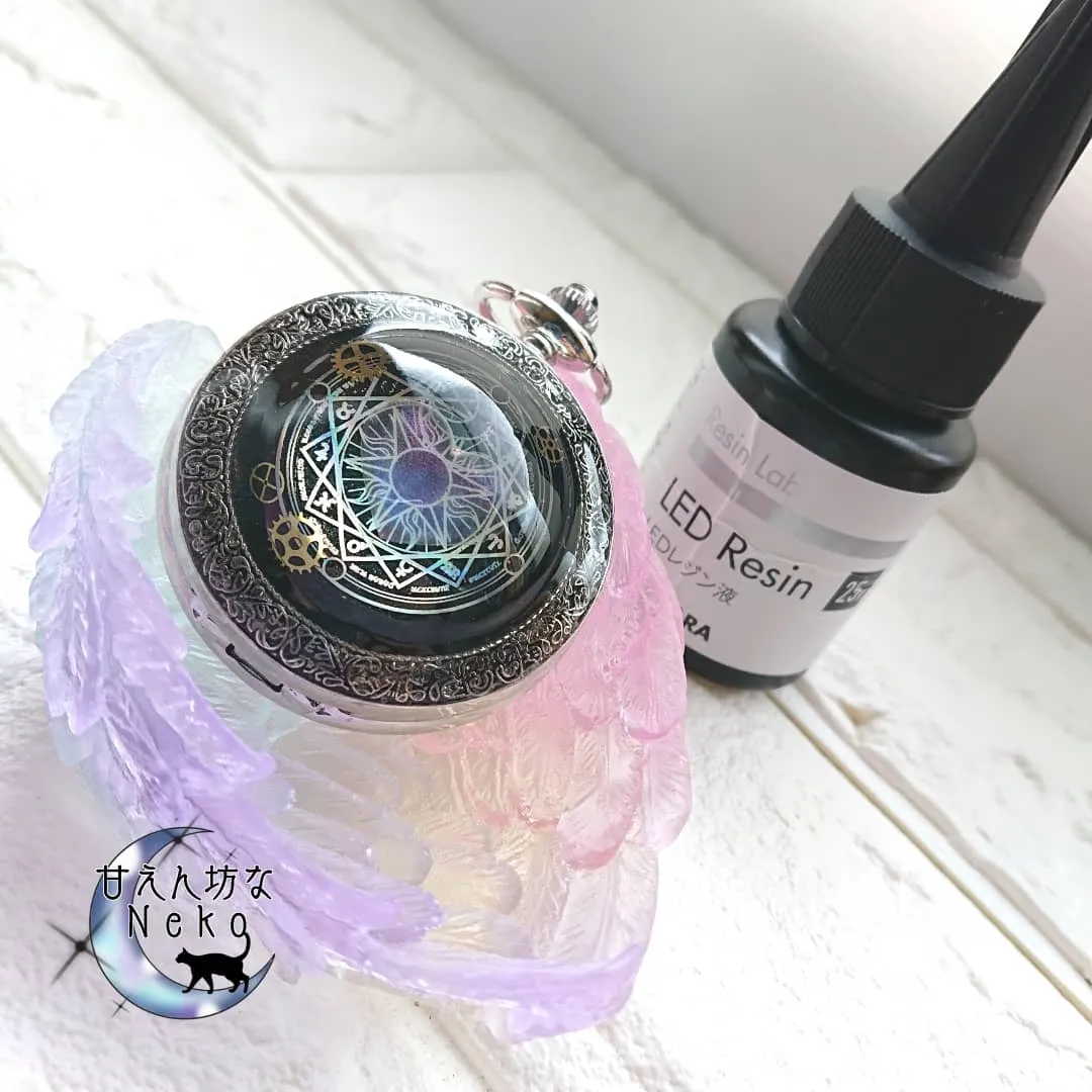 甘えん坊なnekoさんのレジン作品 | KIYOHARA RESIN LAB LED レジン液 25...